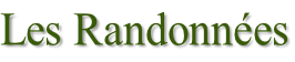 Les Randonnées