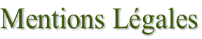 Mentions Légales